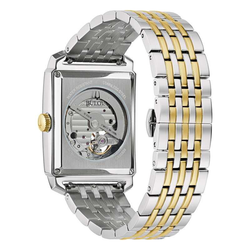 Bulova Sutton Men's Watch Heartbeat Two-Tone Automatic 98A306