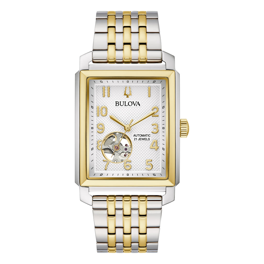 Bulova Sutton Men's Watch Heartbeat Two-Tone Automatic 98A306