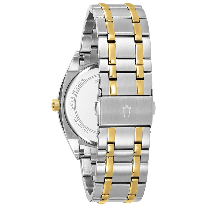 Bulova Surveyor Men's Watch Two-Tone Day-Date 98C127