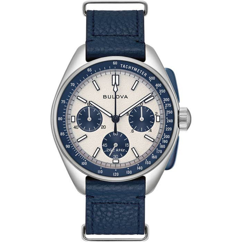 Bulova Archive Lunar Pilot Men's Watch Blue Chronograph 98K112