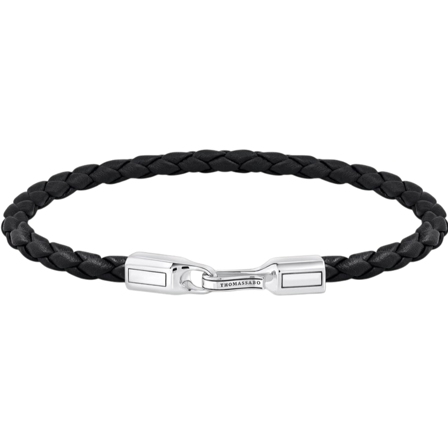 Thomas Sabo Leather Bracelet Black A2147-682-11