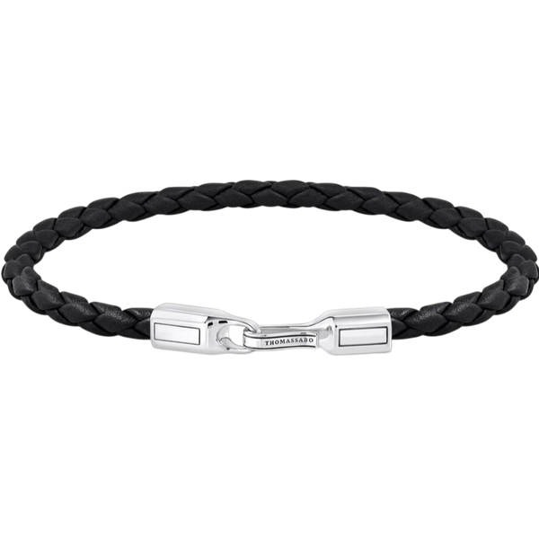 Thomas Sabo Leather Bracelet Black A2147-682-11