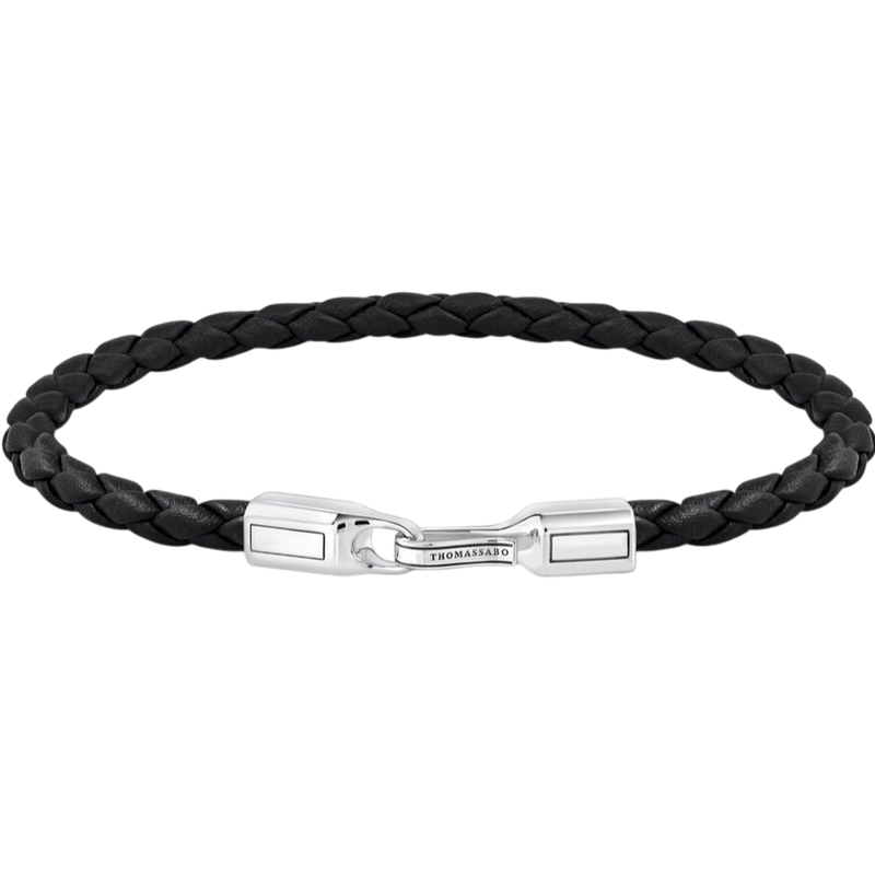 Thomas Sabo Leather Bracelet Black A2147-682-11