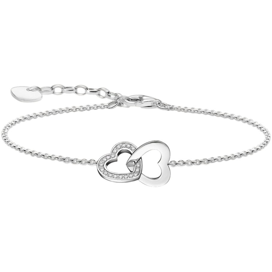 Thomas Sabo Bracelet Intertwined Hearts Silver A2163-051-14