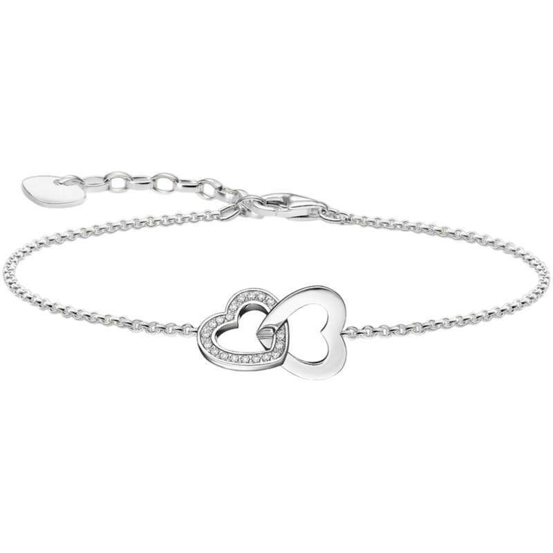 Thomas Sabo Bracelet Intertwined Hearts Silver A2163-051-14
