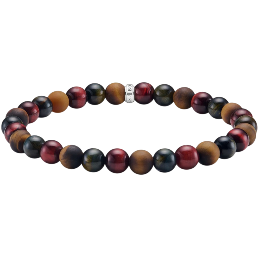 Thomas Sabo Talisman Bracelet Tiger Eye beads A2182-826-2