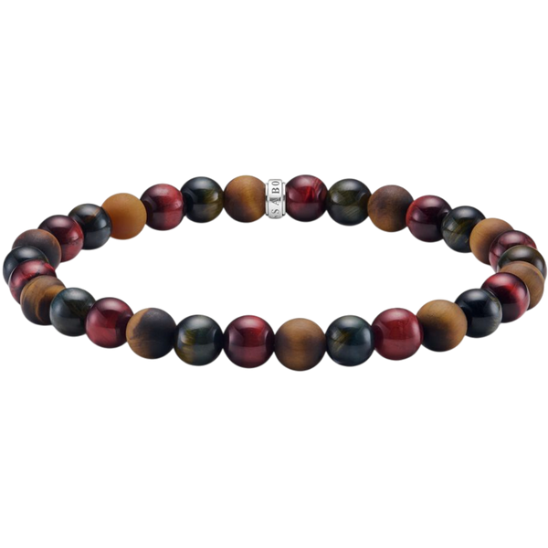 Thomas Sabo Talisman Bracelet Tiger Eye beads A2182-826-2