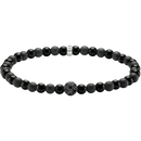 Thomas Sabo Talisman Bracelet Obsidian beads A2184-705-11