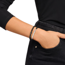 Thomas Sabo Talisman Bracelet Obsidian And Tiger Eyes beads A2184-806-7