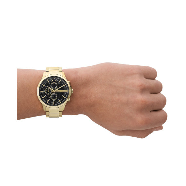 Armani Exchange Hampton Men's Watch Gold Chronograph AX2137