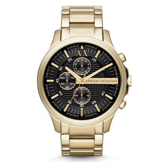 Armani Exchange Hampton Men's Watch Gold Chronograph AX2137