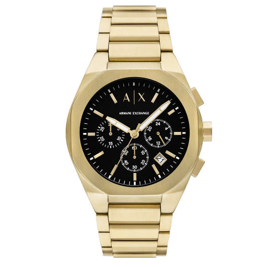Armani Exchange Sync Men's Watch Gold Chronograph AX4180