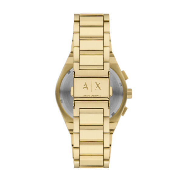 Armani Exchange Sync Men's Watch Gold Chronograph AX4180