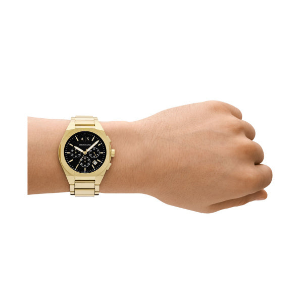 Armani Exchange Sync Men's Watch Gold Chronograph AX4180