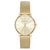 Armani Exchange Lola Ladies Watch Gold Mesh AX5536