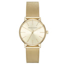 Armani Exchange Lola Ladies Watch Gold Mesh AX5536