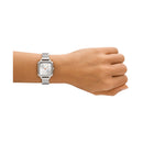 Armani Exchange Leila Ladies Watch Silver Square AX5724 Armani Exchange
