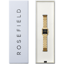 Rosefield Boxelle Black Crystals Ladies Watch Gold BBGSG-B08