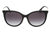 Burberry BE4333F Alice Ladies Black Round Sunglasses 30018G - WatchStatus Ltd