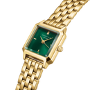 Rosefield Boxelle Emerald Ladies Watch Gold BEGSG-B05