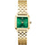 Rosefield Boxelle Emerald Ladies Watch Gold BEGSG-B05
