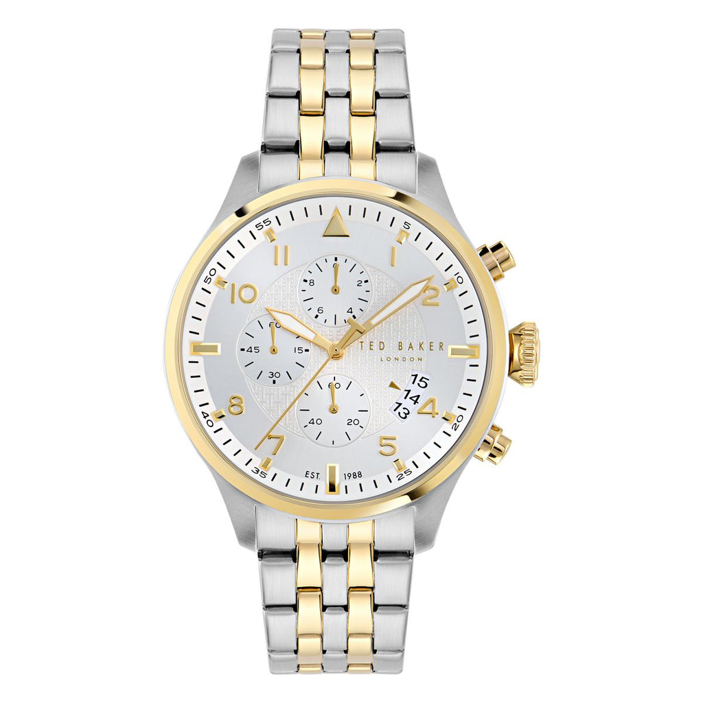 Ted Baker Urban Watch Mens Two-Tone Chronograph BKPFMF4099I