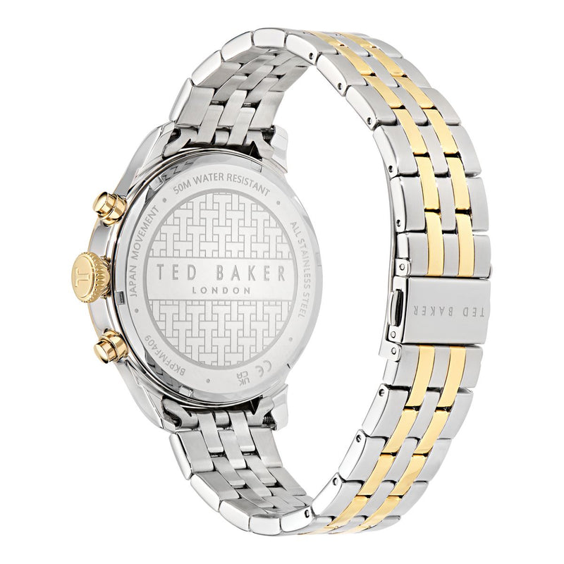 Ted Baker Urban Watch Mens Two-Tone Chronograph BKPFMF4099I