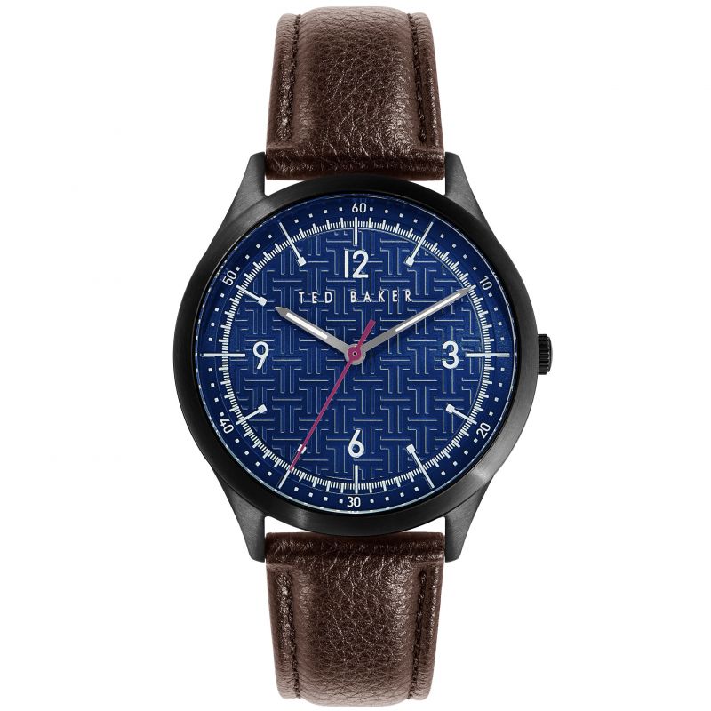Ted Baker Manhatt Watch Men's Brown Leather BKPMHS114UO
