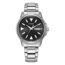 Men's Sports Black Day/Date Eco-Drive Watch  BM8180-62E