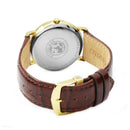Citizen Men's Gold Day/Date Strap Eco-Drive Watch BM8242-08P Citizen
