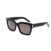 Corner Angle Square Sunglasses Black BOLD 1-002