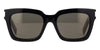 Corner Angle Square Sunglasses Black BOLD 1-002