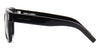 Corner Angle Square Sunglasses Black BOLD 1-002
