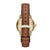 Burberry The Classic Ladies Watch Gold / Brown Leather BU10101