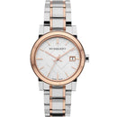 Burberry The City Watch Ladies Silver / Rose Gold BU9105
