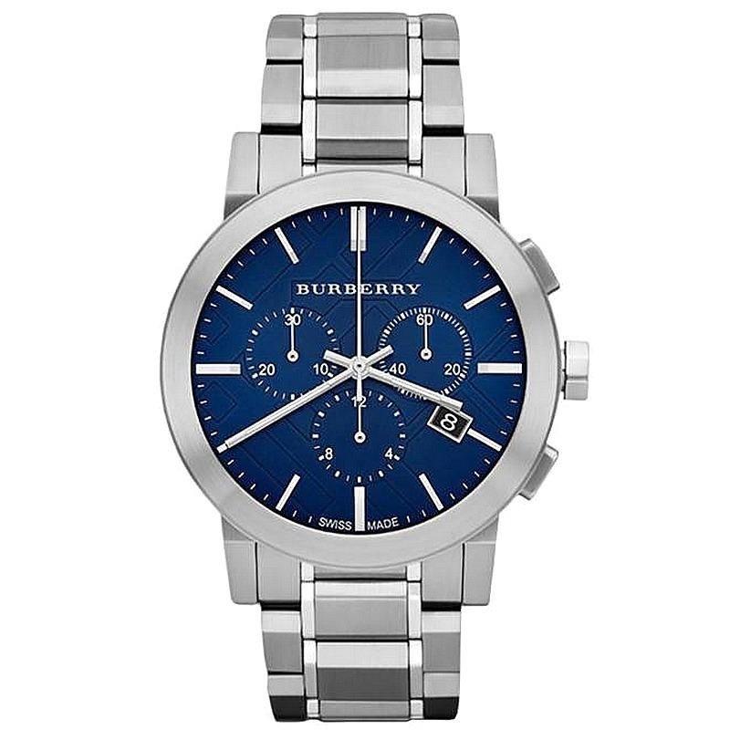 Burberry The City Men's Watch Blue Dial Chronograph BU9363