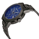 Burberry The City Men's Watch Black with Blue Dial Chronograph BU9365 - WatchStatus Ltd