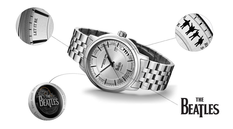 Raymond Weil Maestro Beatles Men's Watch Silver 2237-ST-BEAT1