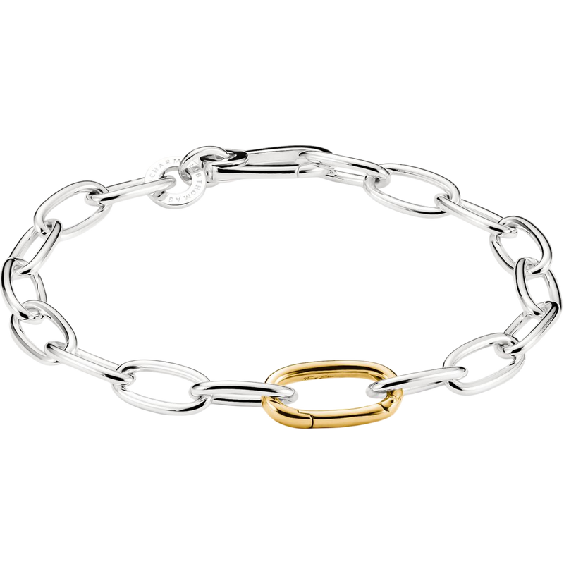 Thomas Sabo Charm Bracelet Connect Link Two-Tone C1204-413-7