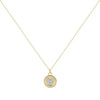 Disney Mickey Mouse Gold Disc 100 Anniversary Pendant Necklace Disney