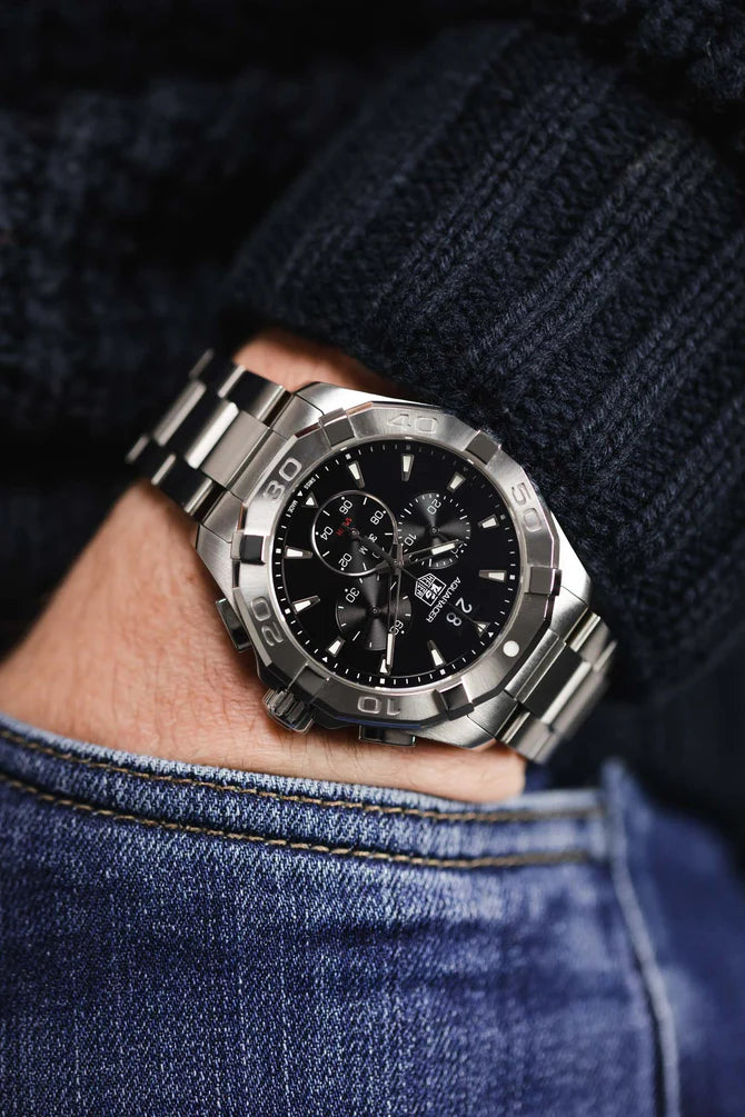 TAG Heuer Aquaracer Men's Watch Black Dial Chronograph CAY1110.BA0927