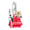 Thomas Sabo x Peanuts Snoopy & Woodstock Doghouse Silver Charm CC1305-427-10 Thomas Sabo