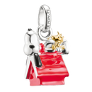Thomas Sabo x Peanuts Snoopy & Woodstock Doghouse Silver Charm CC1305-427-10