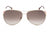 Carolina Herrera Ladies Brown Gradient Aviator Sunglasses CH0034/S-0J5GHA - WatchStatus Ltd
