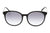 Calvin Klein Ladies Round Grey Lens Sunglasses CK18711SA-001 - WatchStatus Ltd