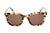 Calvin Klein Ladies Square Tortoise Sunglasses CK20538S-244 - WatchStatus Ltd