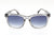 Calvin Klein Rectangular Blue Lens Sunglasses CK4326SA-040 - WatchStatus Ltd