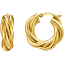 Thomas Sabo Hoop Earrings Intertwined Gold CR742-413-39