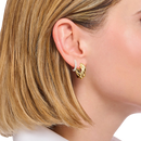 Thomas Sabo Hoop Earrings Intertwined Gold CR742-413-39