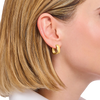 Thomas Sabo Hoop Earrings Angular Shape Gold CR744-413-39 Thomas Sabo